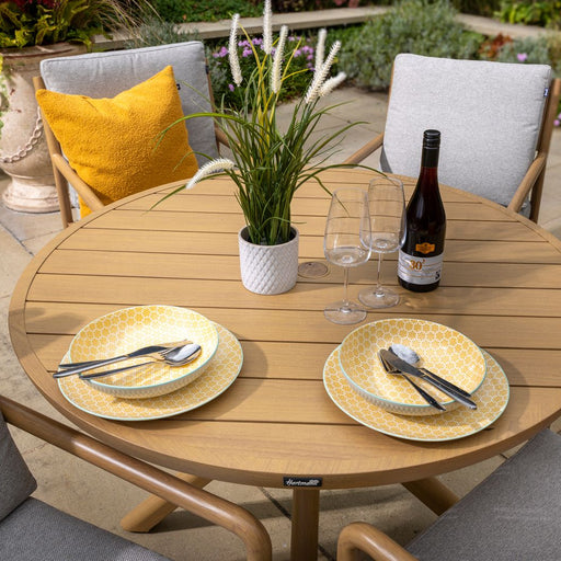 Hartman Sahara 4 Seater Round Dining Set