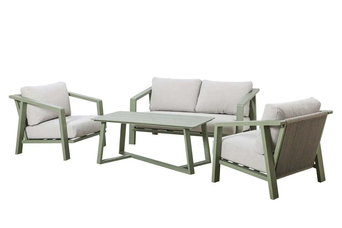 Hartman Alora 2 Seater Lounge Set in Sage Green
