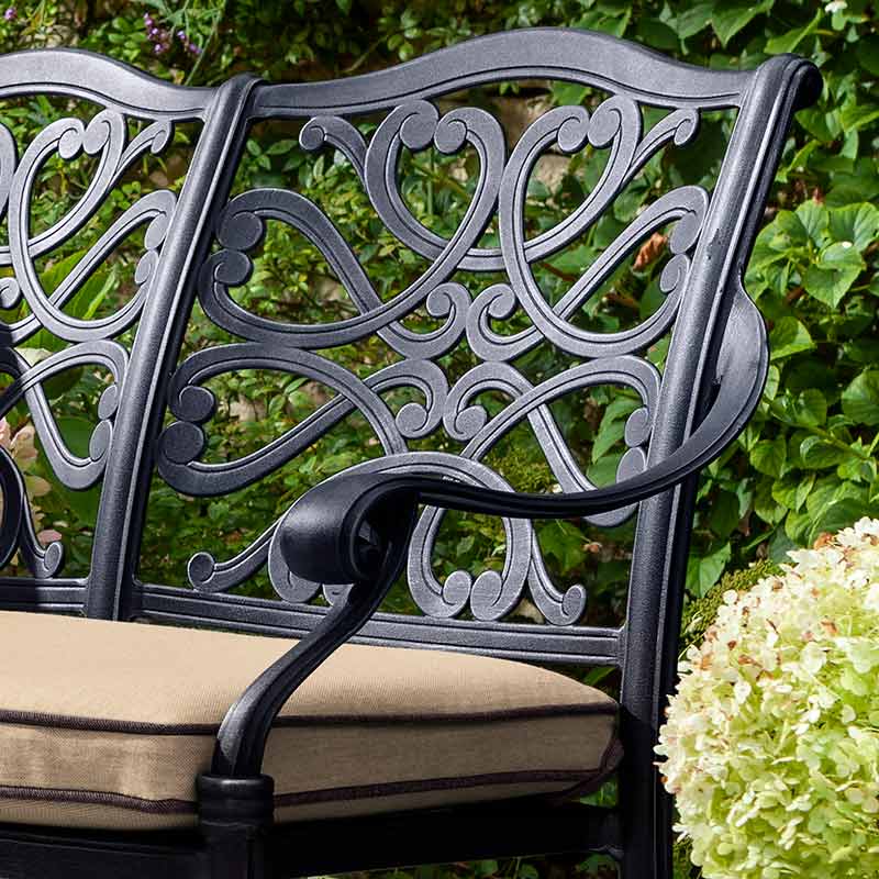 Hartman Capri 2 Seat High Back bench in Bronze