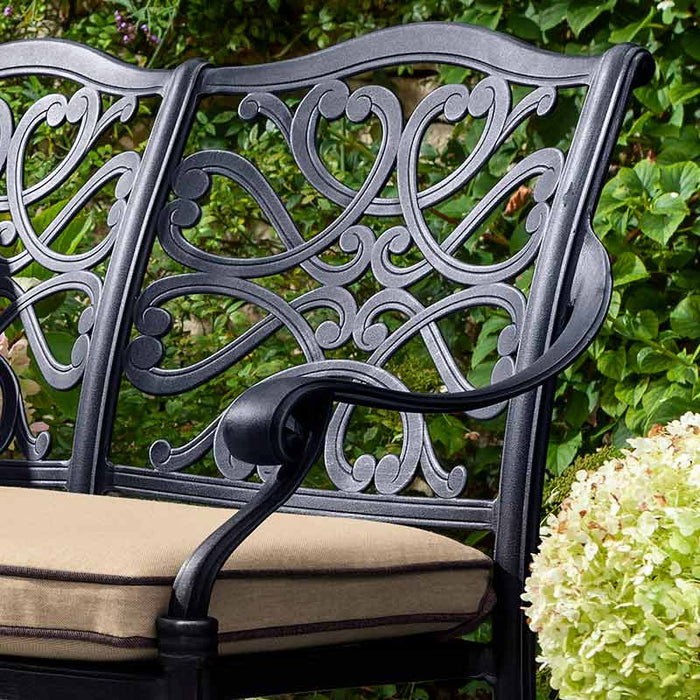 Hartman Capri 2 Seat High Back bench in Bronze