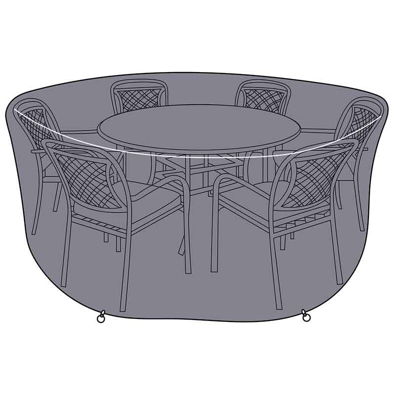 Hartman 6 Seat Round Protective Cover - Fits Amalfi / Berkeley / Oakley / Lyra / Buxton