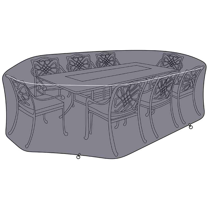Hartman Protective Cover for 8 Seat Rectangular Dining Set - To fit Amalfi / Capri / Highgrove