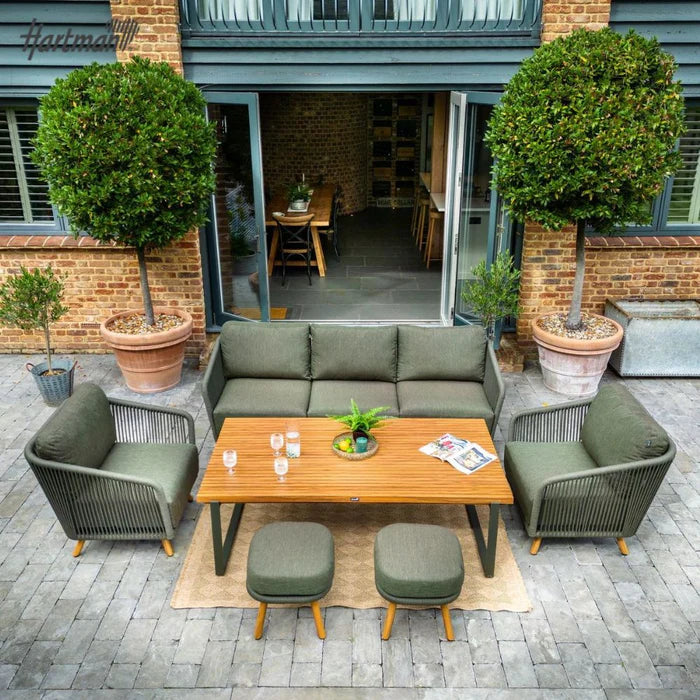 Hartman Eden 3 Seat Sofa Lounge Set in Juniper Green