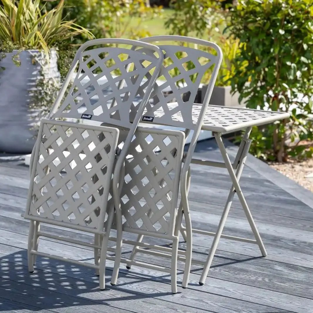 Hartman Berkeley Folding Bistro Set in Maize