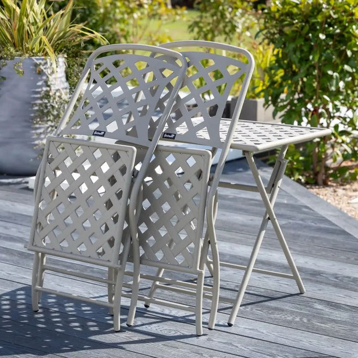 Hartman Berkeley Folding Bistro Set in Maize