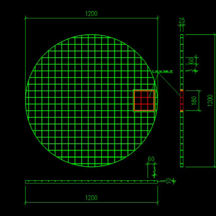 Heavy Duty Galvanised Steel Round Grids for Water Feature 90cm & 120cm