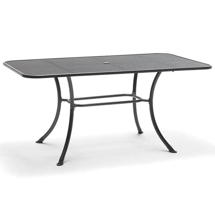Kettler Caredo 6 Seat Complete Rectangle Dining Set inc Parasol & Cushions
