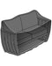 Kettler Fiji Protective Covers Set In Grey