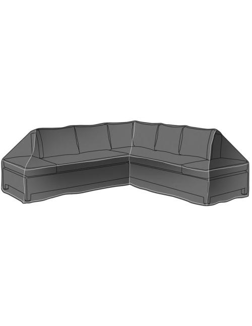 Kettler Elba Low Lounge Standard Corner Protective Cover in Grey