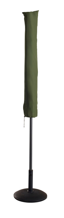 Hartman Balearic Market Parasol Round 2.7m - Dove Light Grey, Dark Grey, Forest Green