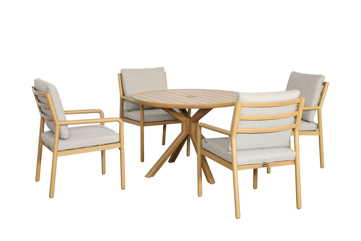 Hartman Sahara 4 Seater Round Dining Set