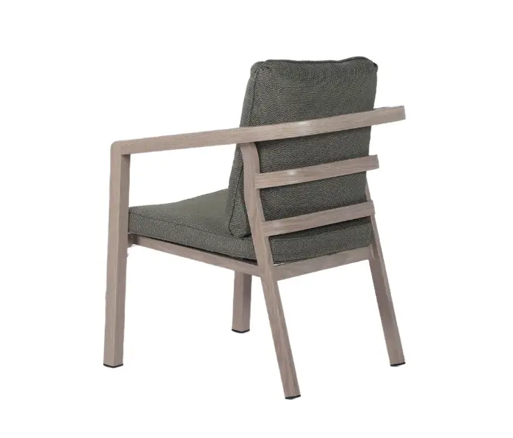 Hartman Loretta 6 Seat Rectangular Set in Driftwood Folie / Meadow
