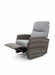 Mid Ulster Garden Centre Amalfi grey wicker recliner chair with soft cushions in a side view