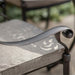 Mid Ulster Garden Centre Bramblecrest Venice bronze cast aluminium armchair with textured seat cushion