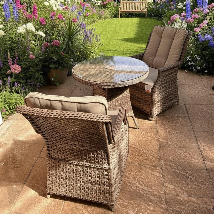 Hampton - 2 Seat Bistro Set with 70cm Round Table