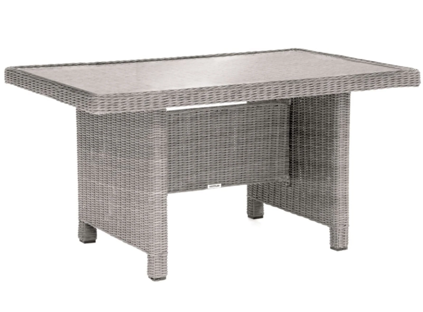 Kettler Palma Glass Top Table Oyster