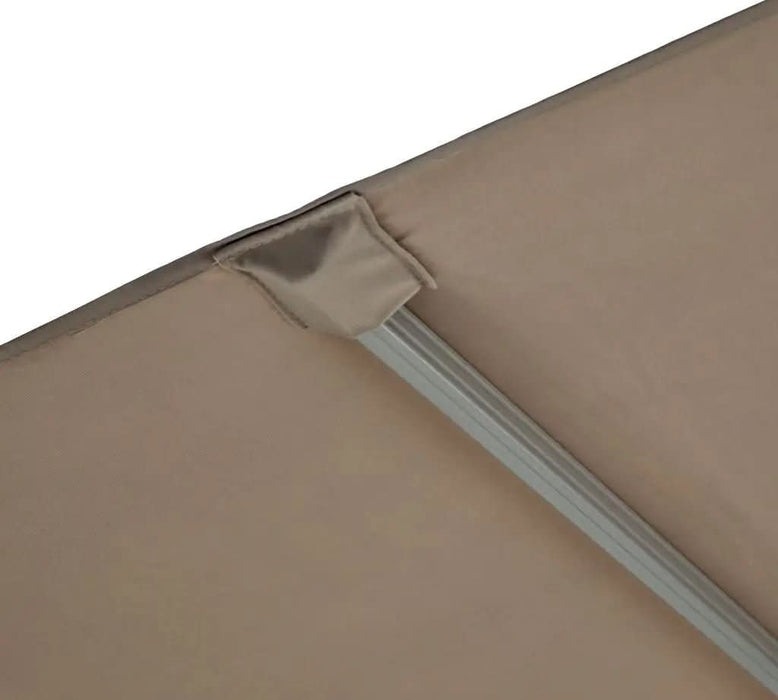 Hartman Pacific 2.7m Square Cantilever Parasol - Dove Light Grey