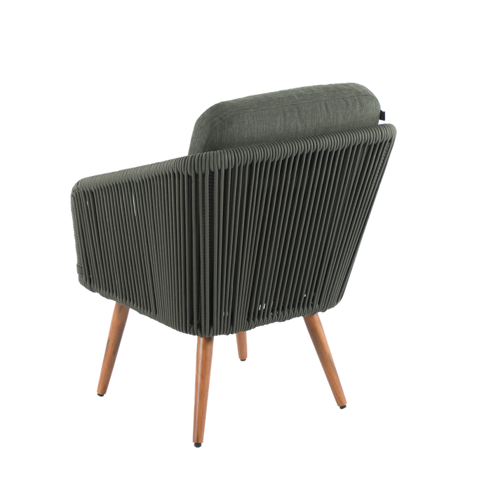 Hartman Eden 6 Seater Dining Set In Juniper Green 