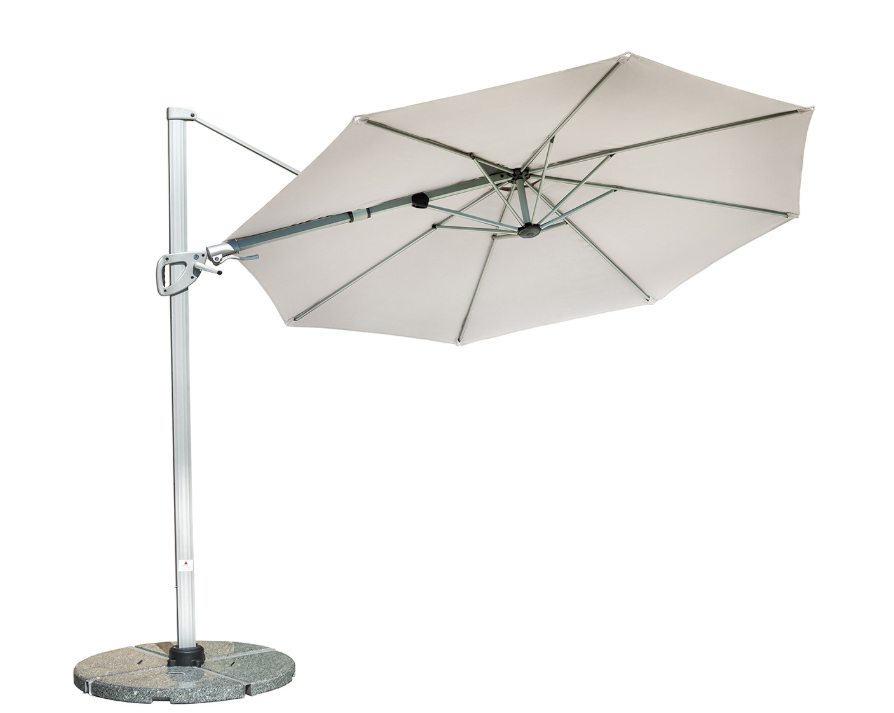 Hartman Pacific 3m Round Cantilever Parasol - Dove