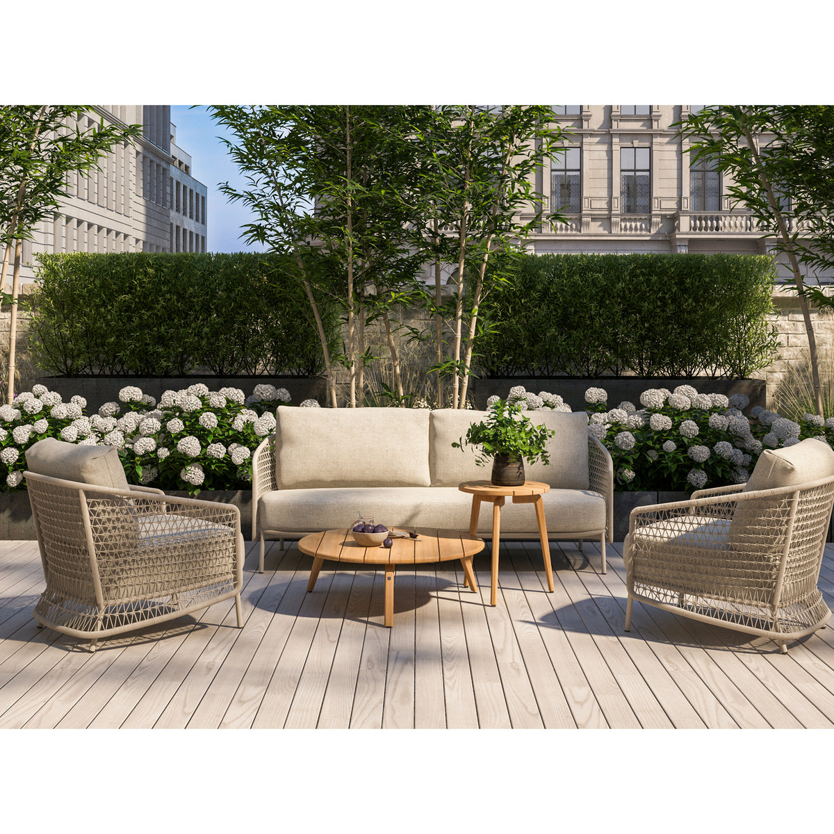 Puccini Lounge Set with Zucca and Footstool