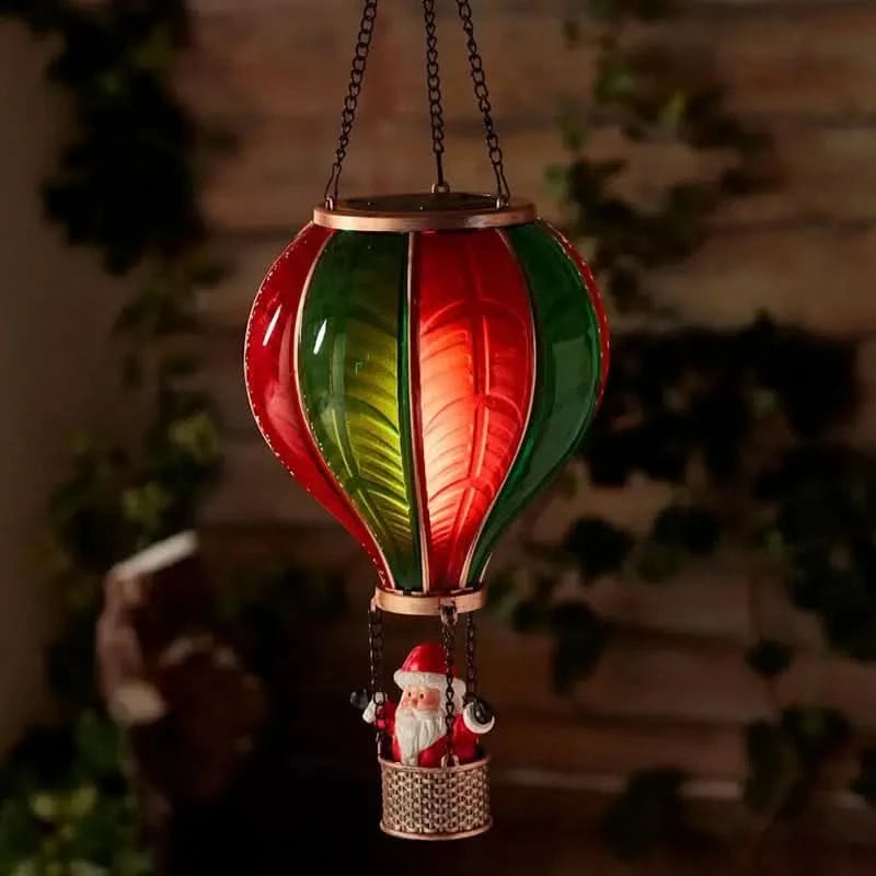 Three Kings Lit LED Santa Flaming Balloon 62cm Christmas Ornament - XL