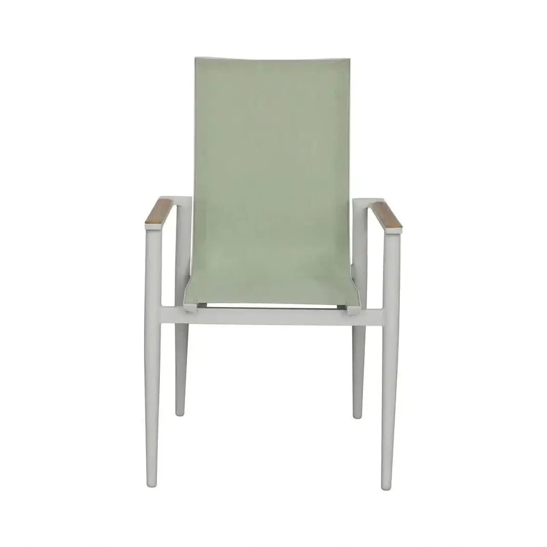 Bramblecrest Sofia 4 Seater Complete Dining Set in Green
