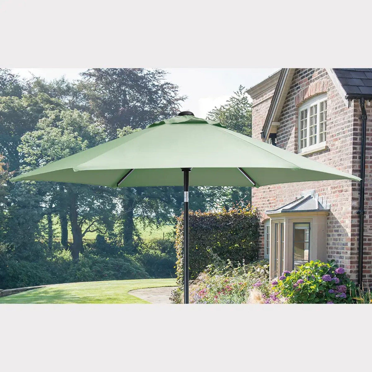 Kettler 3.0m Wind Up Parasol (Sage, Grey Taupe or Stone)