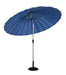 Hartman Shanghai Round 2.7m Parasol - navy