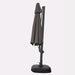 Kettler Garden Furniture Accessories Kettler 3.5m LED Free Arm Large Parasol Grey Frame, Taupe Canopy, LED's and Bluetooth Speaker