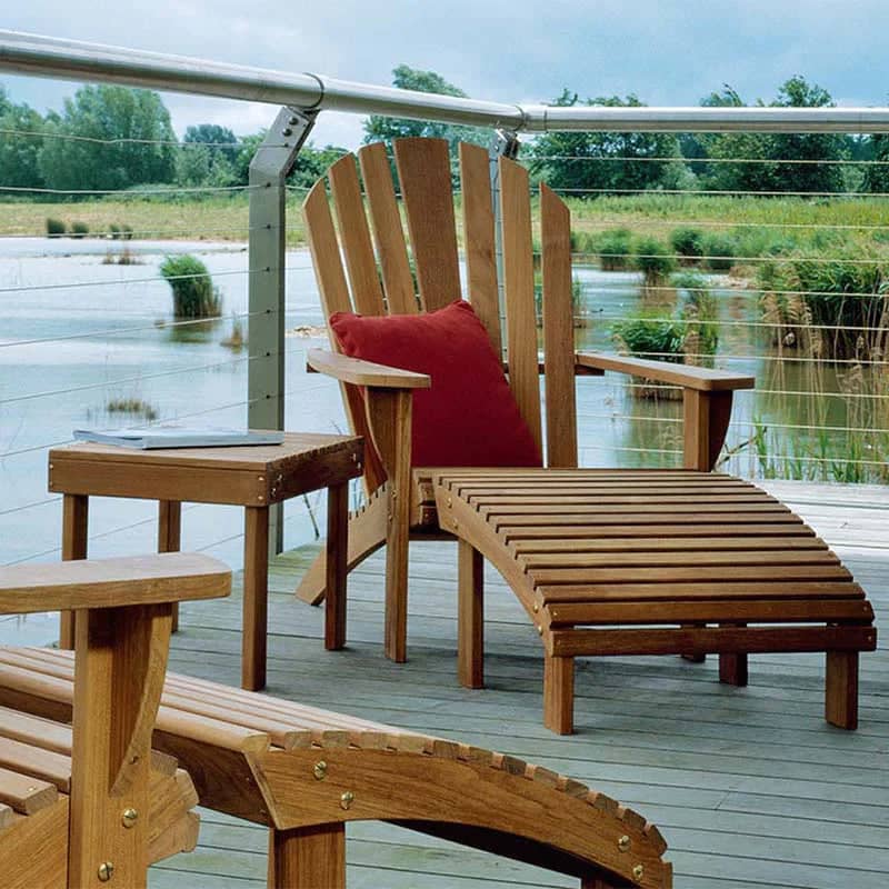 Barlow Tyrie Adirondack Armchair with footstool Ireland UK