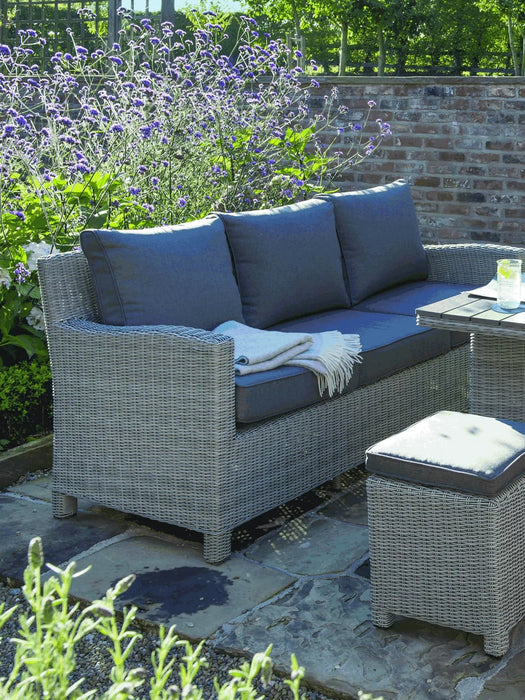 Kettler Palma 3 Seat Sofa in White Wash