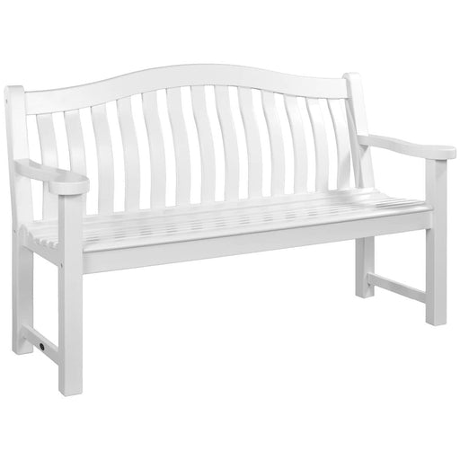 Alexander Rose Garden Furniture Alexander Rose White Turnberry Bench 5ft