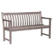 Alexander Rose Garden Furniture Alexander Rose Grey Painted Wood Broadfield Bench 5ft