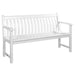 Alexander Rose Garden Furniture Alexander Rose White Painted Broadfield Bench 5ft