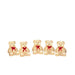 Acrylic Bears 5pc 12cm