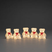 Acrylic Bears 5pc 12cm