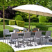 Alexander Rose Garden Furniture Alexander Rose Portofino Extending Table