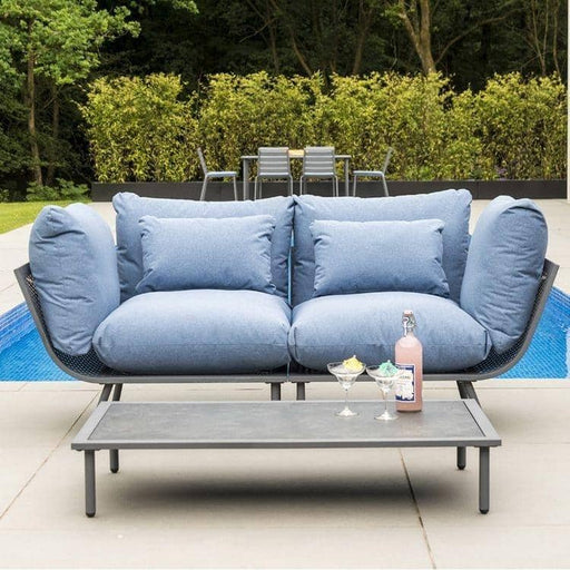 Alexander Rose Garden Furniture Alexander Rose Beach Footstool Flint/Grey