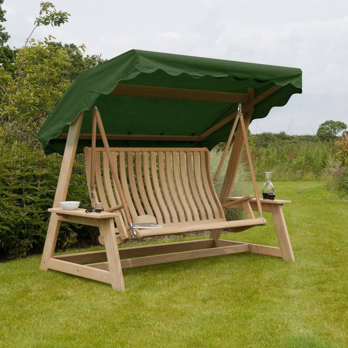 Alexander Rose Roble Garden Swing Seat with Canopy