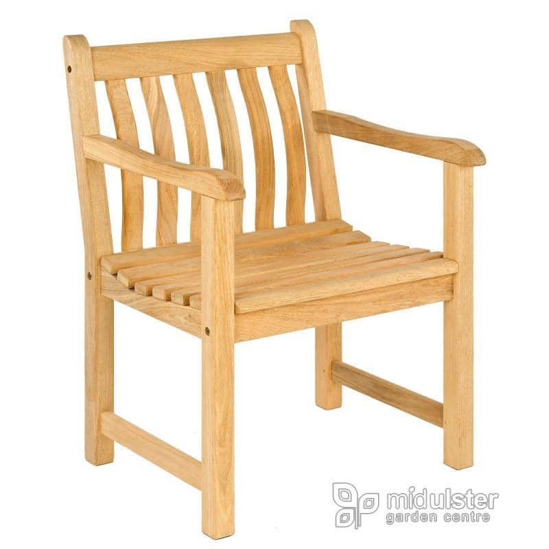 Alexander Rose Garden Furniture Alexander Rose Roble Bengal Round 4 Seater Set - Broadfield Armchairs