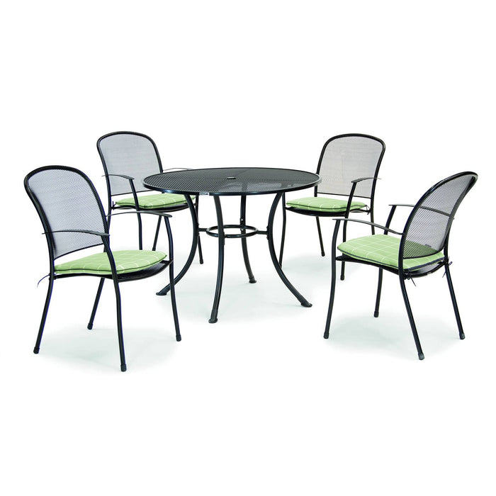 Kettler Caredo 4 Seat Garden Dining Complete Set inc parasol & cushions