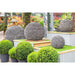 Mid Ulster Garden Centre Water Feature Grey Planet Slate Sphere Garden Water Feature - 40cm Diameter