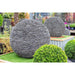 Mid Ulster Garden Centre Water Feature Grey Planet Slate Sphere Garden Water Feature - 90cm Diameter