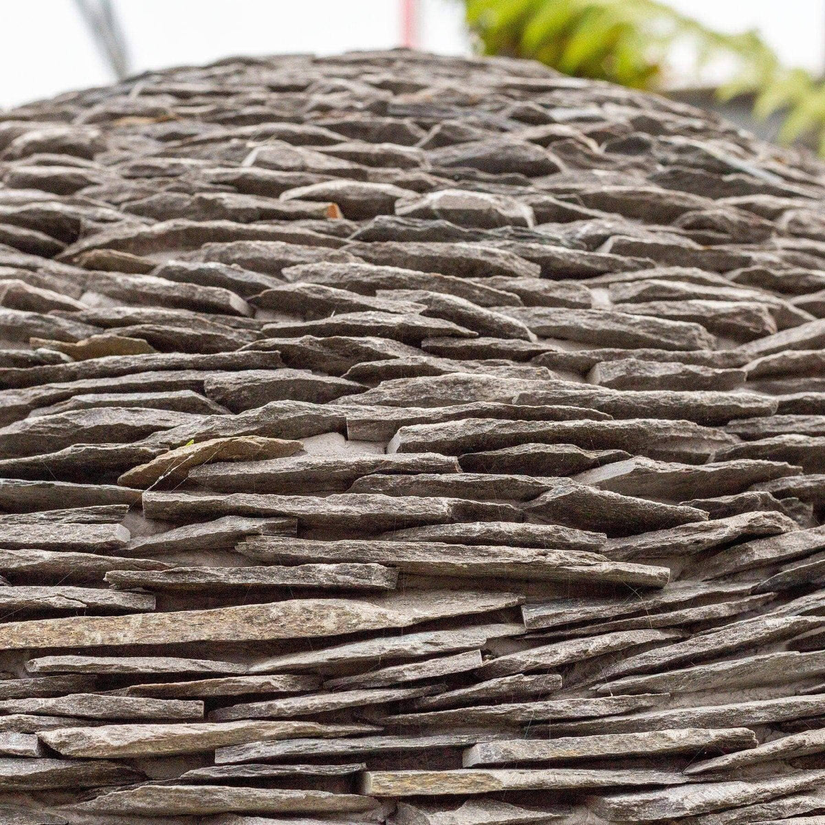 Mid Ulster Garden Centre Water Feature Grey Planet Slate Sphere Garden Water Feature - 90cm Diameter
