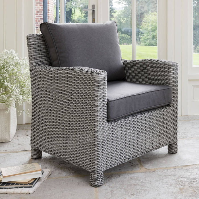 Kettler Garden Furniture Kettler Palma Garden Armchair In White Wash