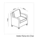 Kettler Garden Furniture Kettler Palma Garden Armchair In White Wash