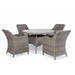Kettler Garden Furniture Kettler Charlbury Dining 4 Seater Round Garden Table And Chairs Set