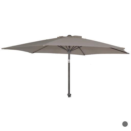 Alexander Rose Garden Furniture Accessories No thanks Alexander Rose Portofino Round Aluminum Parasol Grey 2.4m