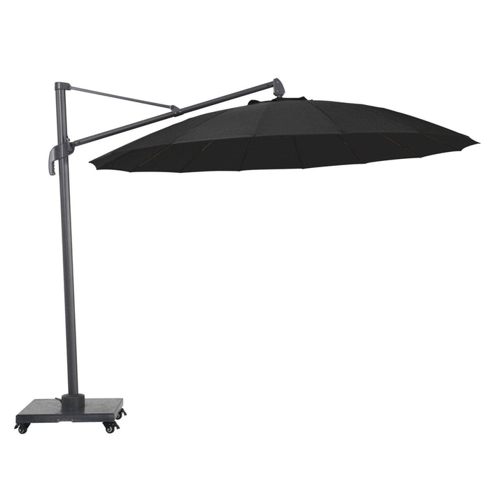 Alexander Rose Garden Furniture Accessories Charcoal Alexander Rose Round Cantilever 3.0m Parasol - Charcoal, Ecru, Taupe