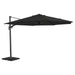 Alexander Rose Garden Furniture Accessories Charcoal Alexander Rose Round Cantilever Sunshade 3.5m Parasol - Charcoal, Ecru, Taupe